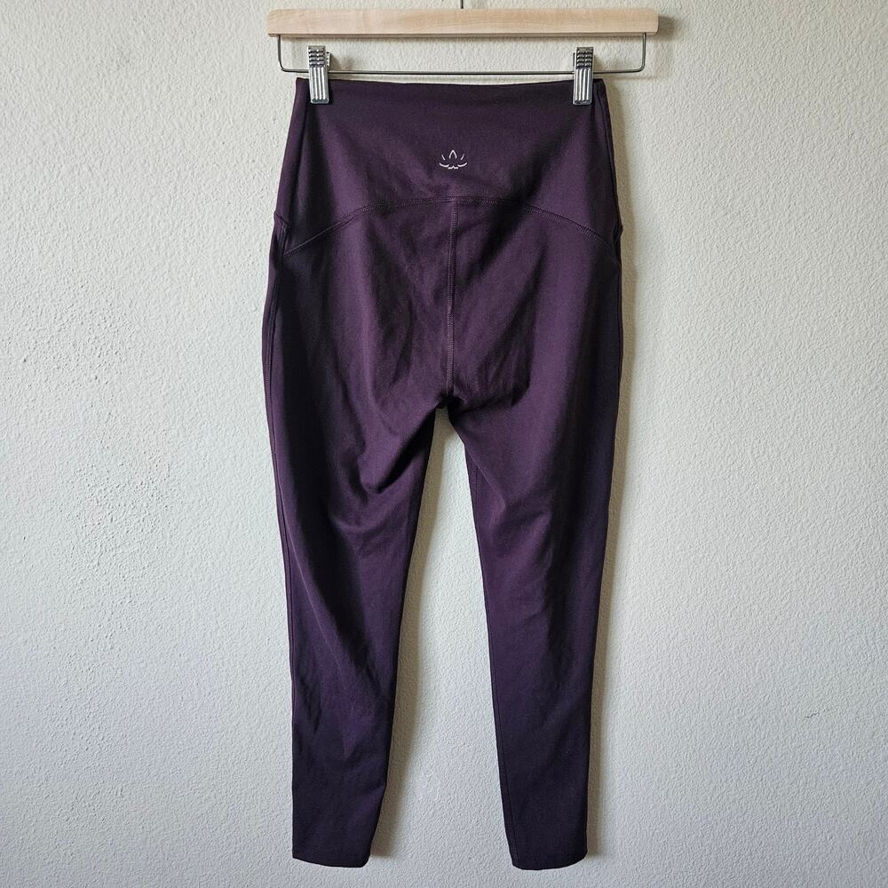 Beyond Yoga Powerbeyond Strive High Waist Midi Legging Purple Medium - Picture 2 of 8